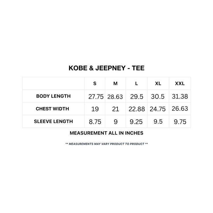 Kobe & The Jeepney - Tee