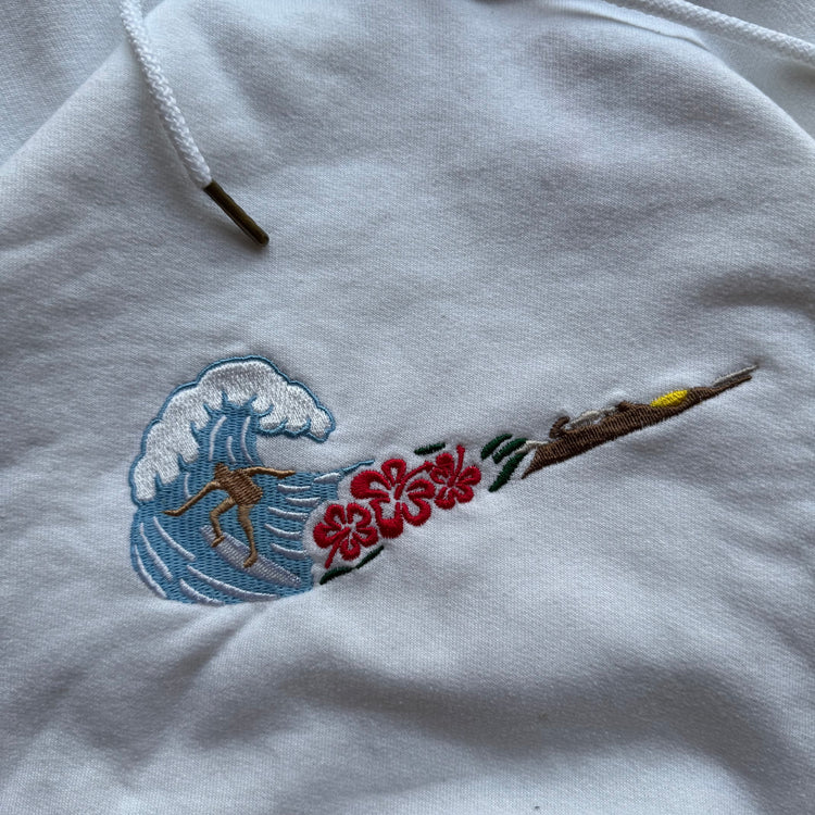 Aloha Bliss White Colored (USED) - Hoodie