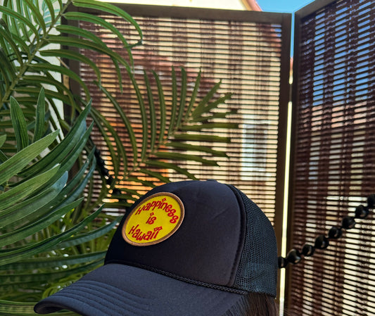 'Happiness is Hawaii' - Trucker Hat